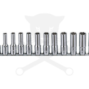 Dugókulcs - crowafej készlet 1/2" 6 lap COLOS hosszított 12 db-os Genius