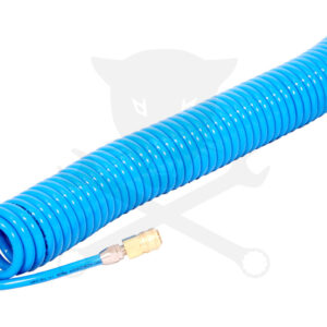 Levegőcső spirál 12 m kék - szerelt 12 mm x 8 mm PU
