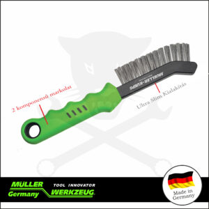 Drótkefe Féknyereg tisztító kefe - acél 225 mm - profi - MÜLLER