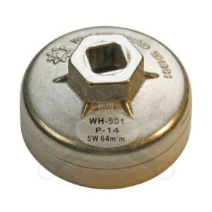 Olajszűrő leszedő kupak 64 mm x 14 lap Alu