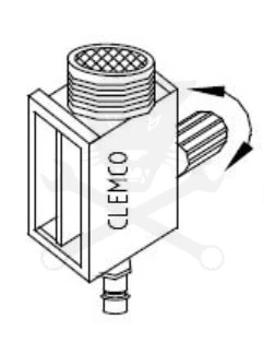 Homokfúvó géphez védősisak Apollo 600 tartozék 19V Légző szelep Clemco - Image 3