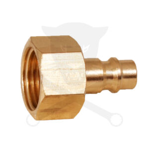 Levegős csatlakozó - gyorscsatlakozó apa - RÉZ - 1/2" BM - OLASZ