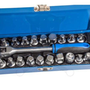 Olajleeresztő kulcs készlet 20 db-os - 3/8"