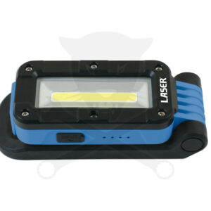 Szerelőlámpa - LED 02 COB akkus - USB - IPX5 összecsukható - Laser