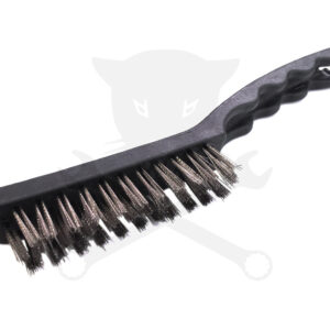 Drótkefe 3 soros - rozsdamentes acél - INOX kivitel - PowerTec