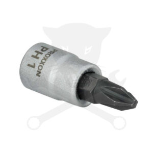 Rátűzőkulcs - crowa+bit 1/4" kereszt PH1 Proxxon