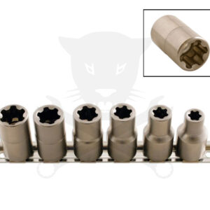 Dugókulcs - crowafej készlet 1/2" Torx Plus® belső 6 db-os EPL10 - EPL20