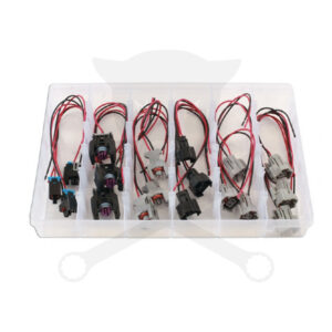 Injektor elektromos csatlakozó készlet Delphi, Denso 18 db-os