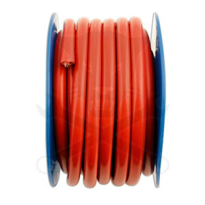 Indító kábel 12V-os piros kábel 25mm2 - 37/0,9 - 10 méter