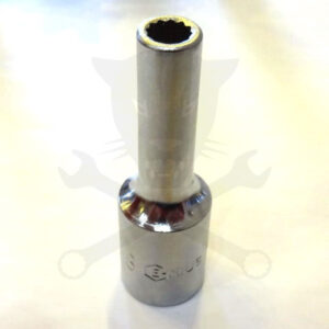 Dugókulcs - crowafej 1/2" 12 szög hosszú 08 mm Genius