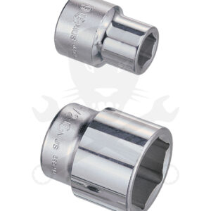 Dugókulcs - crowafej 3/4" 6 lap normál 17 mm Genius