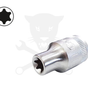 Dugókulcs - crowafej 3/8" belső torx E11 Genius