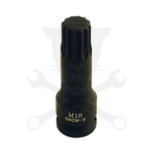 Légkulcsfej 1/2" XZN - Spline M18 - VW Golf/Jetta, stb.hátsó kerékagy