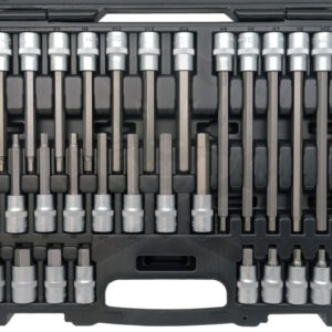 Rátűzőkulcs - crowa+bit készlet 1/2" imbusz 5-19 mm 30 db-os - Welzh