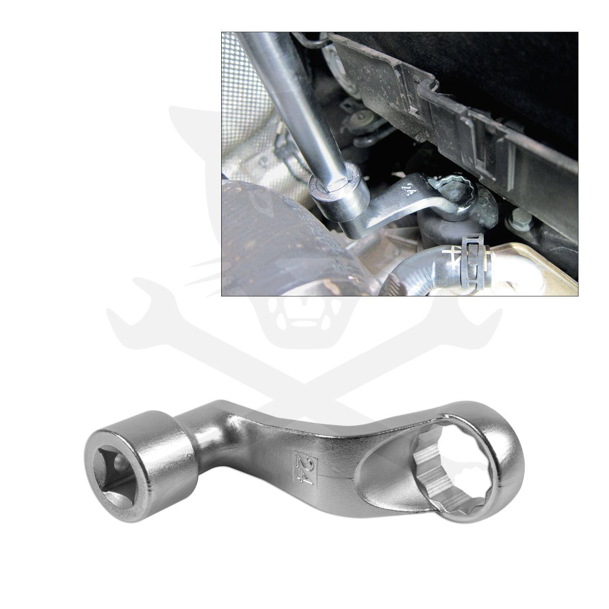 Váltóolaj-szűrő leszedő kulcs DSG/VAG 24 mm - rövid