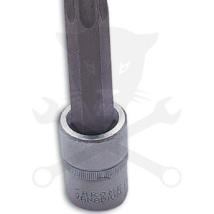 Rátűzőkulcs - crowa+bit 1/2" Torx furatos T80