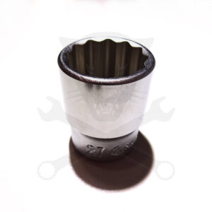 Dugókulcs - crowafej 1/2" 12 szög normál 27 mm Genius
