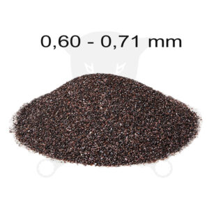 Szóróanyag normálkorund barna NK 30 = 0,50 - 0,71 mm -25 kg