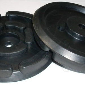Gumipogácsa csápos emelőhöz 147 mm-es spec. peremes-íves