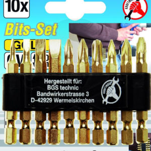 Bit készlet 10 db-os "Gold" 50 mm hosszú