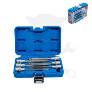 Bit készlet Imbusz 1/2"-os 6 db-os hosszú gömbvégű 5-6-7-8-10-12 mm BGS