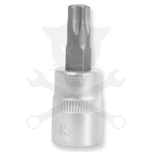 Rátűzőkulcs - crowa+bit 3/8" torx T45