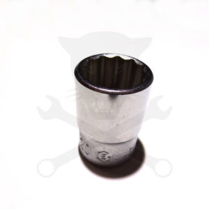 Dugókulcs - crowafej 1/2" 12 szög normál 20 mm Genius