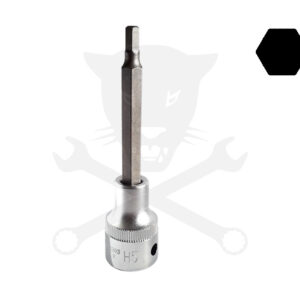 Rátűzőkulcs - crowa+bit 1/2" imbusz  5 mm, hosszú