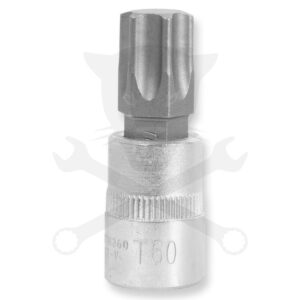 Rátűzőkulcs - crowa+bit 3/8" torx T60
