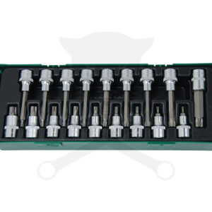 Tálcás torx készlet rövid-hosszú 1/2" 18 db-os - Jonnesway