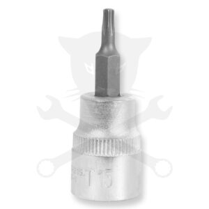 Rátűzőkulcs - crowa+bit 3/8" torx T15