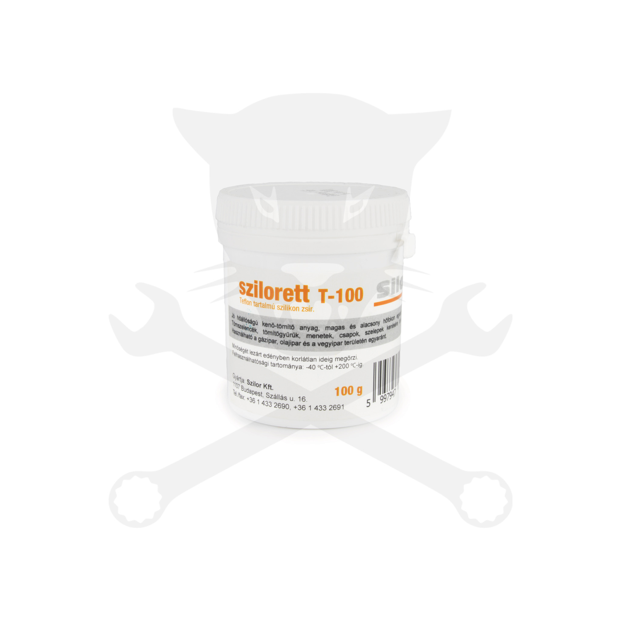 Szilikon zsír T100 100 g Teflon tartalmú (Sziloret T-100g)