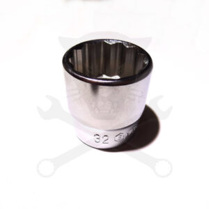 Dugókulcs - crowafej 1/2" 12 szög normál 32 mm Genius
