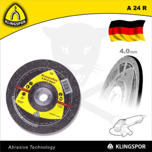 Tisztítókorong 115x4.0 mm A24 R - Supra - acél és inox - Klingspor
