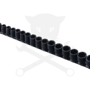 Légkulcsfej készlet 3/8" 16 db 7-22 mm metrikus rövid 6 lapú - Genius