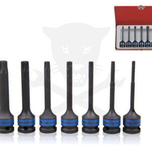 Légkulcsfej készlet 1/2" torx 7 db-os KingTony