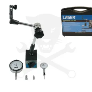Tárcsafék "ütés" mérő készlet mágneses + DTI - Dial Test Indicator