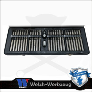 Torx-imb.-spline bit készlet 54 db - Welzh