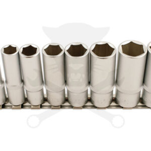 Dugókulcs - crowafej készlet 3/8" 6 lap hosszú COLOS  8 db-os