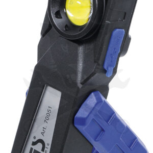 Szerelőlámpa LED COB + 1 ledes dönthető akkus 10W szerelőlámpa -BGS