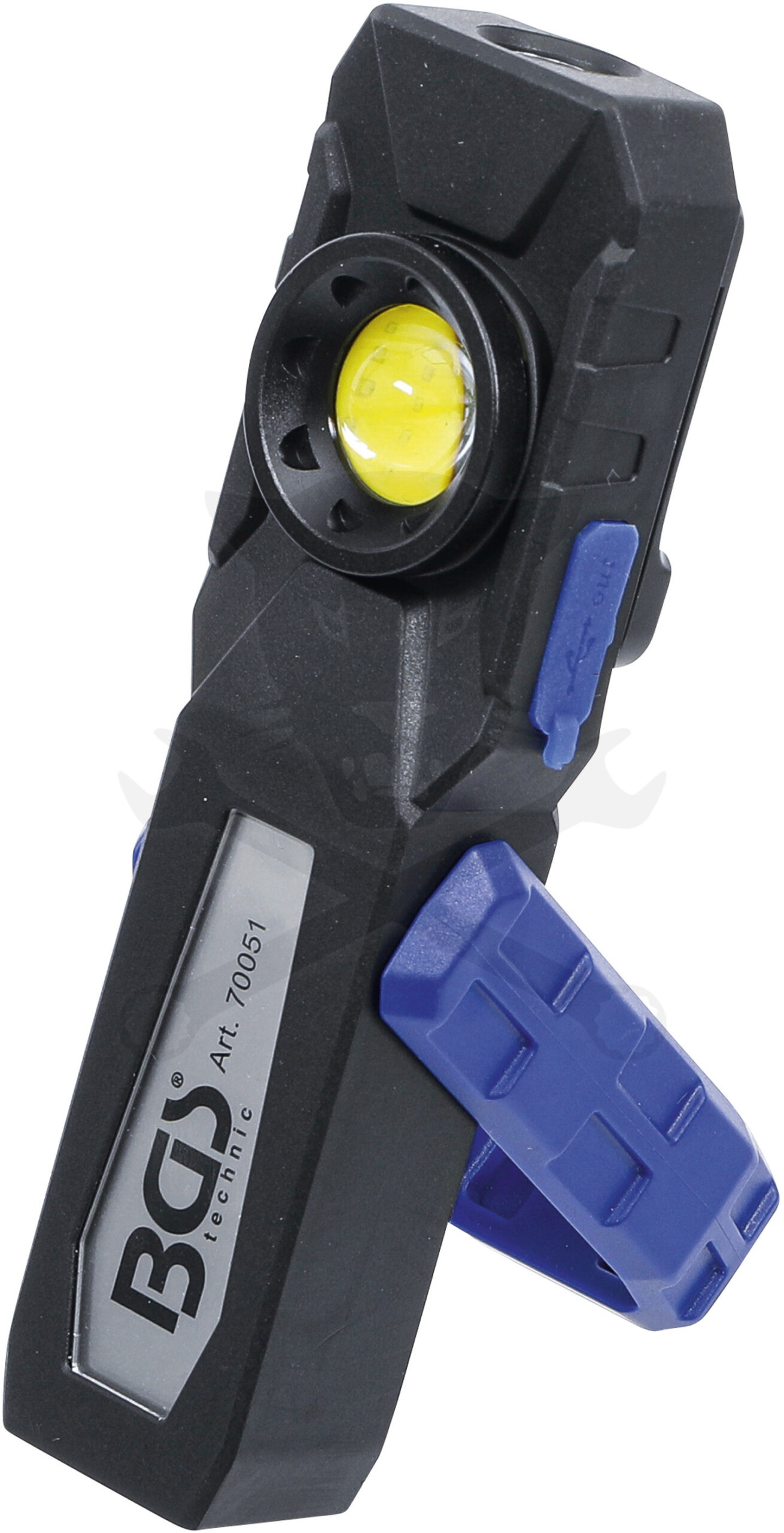 Szerelőlámpa LED COB + 1 ledes dönthető akkus 10W szerelőlámpa -BGS