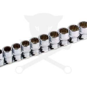 Dugókulcs - crowafej készlet 1/2" Gear Lock - Alldrive 18db 10-32mm