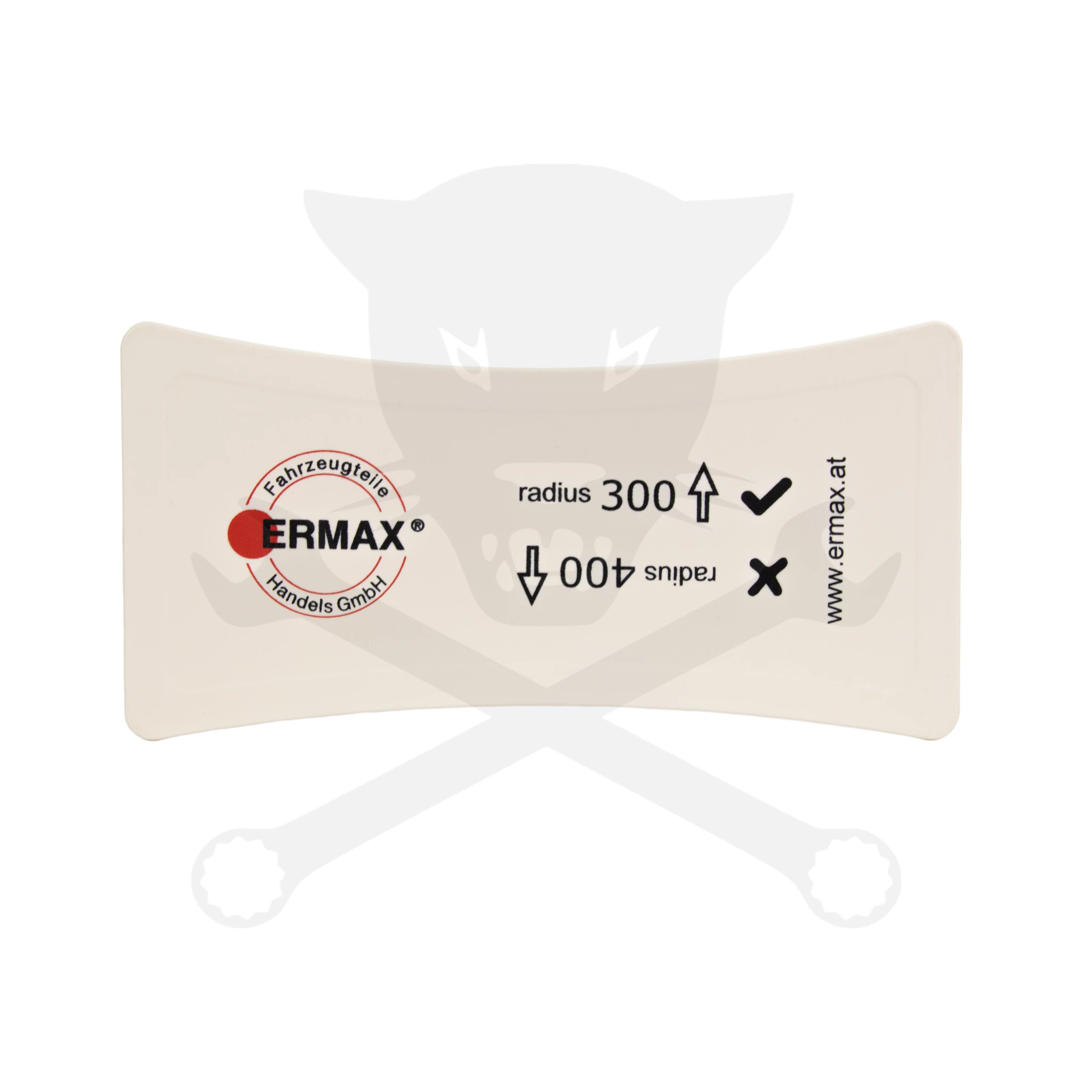 Vizsgasori holttér tükörsablon - teherautós - Ermax