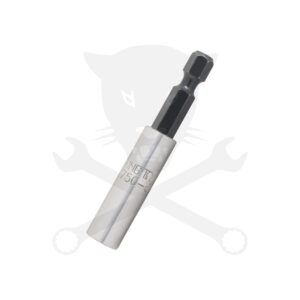 Bit tartó 1/4"-os, fúrógépbe fogható mágneses  60 mm - KingTony
