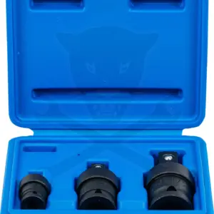 Légkulcs adapter csuklós készlet 3 db-os 1/4" - 3/8" - 1/2" - BGS
