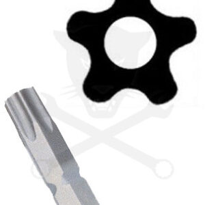 Bit ötágú torx T-08 30 mm lyukas Genius
