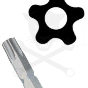 Bit ötágú torx T-45 30 mm lyukas Genius