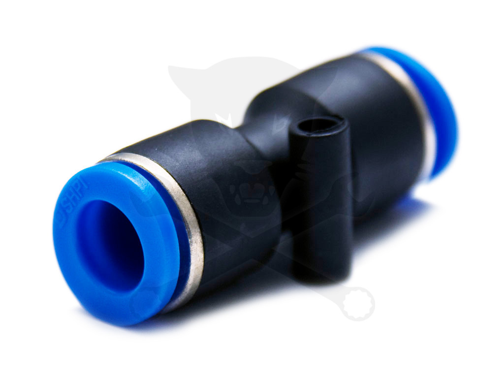 Levegős csatlakozó műanyag csőhöz, toldó elem 14 mm