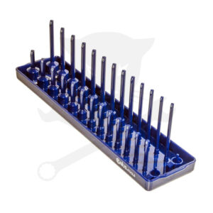 Crowafej-dugófej tároló 1/4" rövid+hosszú metrikus jelölésű 4-15 mm