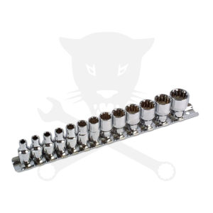 Dugókulcs - crowafej készlet 1/4" Gear Lock - Alldrive 13 db-os 4-14 mm